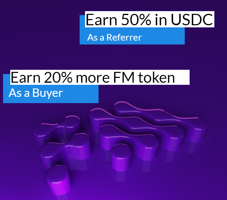 FeelingMeta's tweet photo. Major update 🚨

Our referral program just stepped up! 

You will now earn a significant % of the total amount purchased by your referred friends, and they will also get a HUGE Bonus!

-Referrer can now earn 50% in #USDC 
-Referee can now earn 20% more FM tokens https://t.co/ycSzoDH8qK