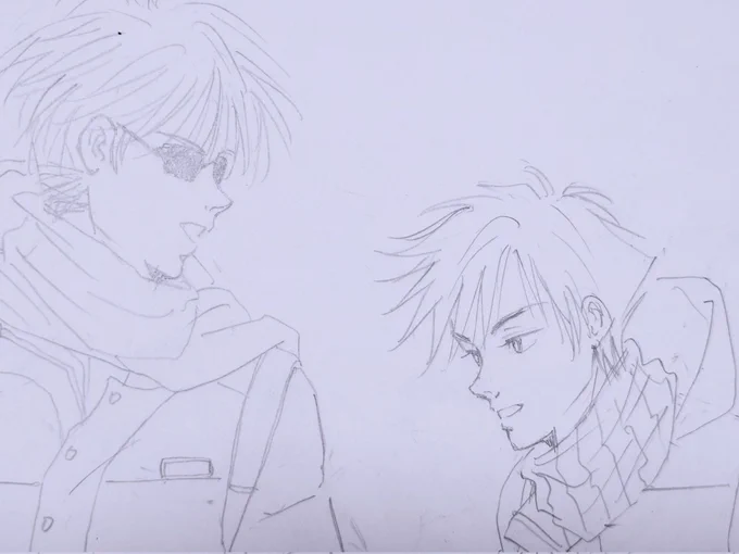 五伏の民なので、真ん中バースデーの絵を描き出したわけ🥰
描き上がるか分からんのよね
1部のせとこうかな?
クリスマス過ぎて、正月🎍みたいになりそうです
 #呪術廻戦ファンアート 
