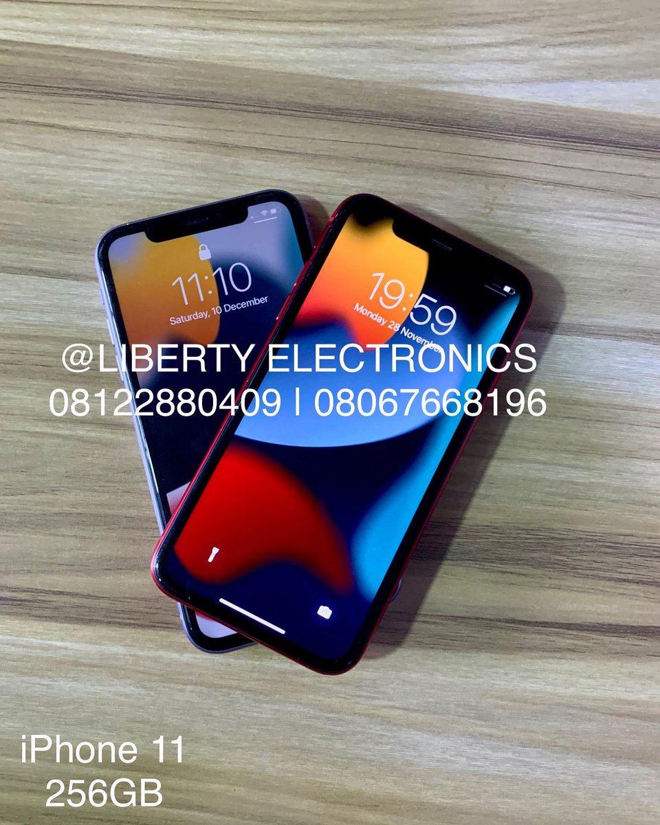 LibertyElec_ng's tweet photo. Liberty Electronics 
Direct UK Used  IPhone 11 || 84-92% Battery 🔋 Health || 64GB- 225,000 &amp; 265GB -280,000 || True Tone Screen ||. 

Available For Delivery and Pick Up @LibertyElectronics | Shop Mez C14 Old Banex by Access Bank, Wuse 2, Abuja | 08122880409, 08067668196
#Franch1 https://t.co/tFjvahhoSW