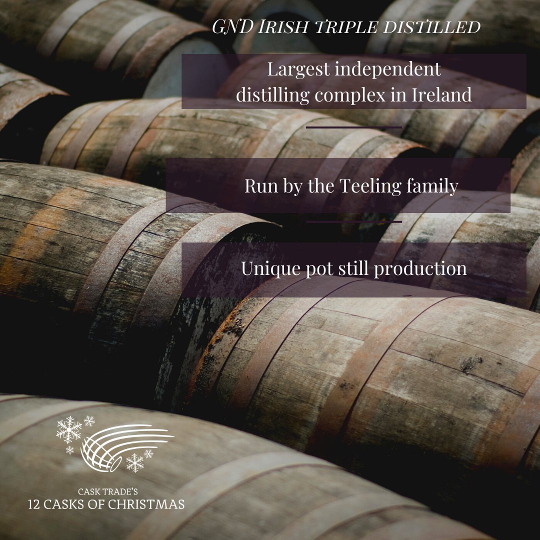 CaskLtd's tweet photo. Three French hens? No! Today we're giving you three times distilled Irish Malt whisky!

With access to such an array of stock, why not get in touch and learn more? Follow the link below.

https://t.co/oiCG9HjwWE

#GreatNorthernDistillery #IrishWhiskey #12CasksofChristmas https://t.co/vmEat3Trky