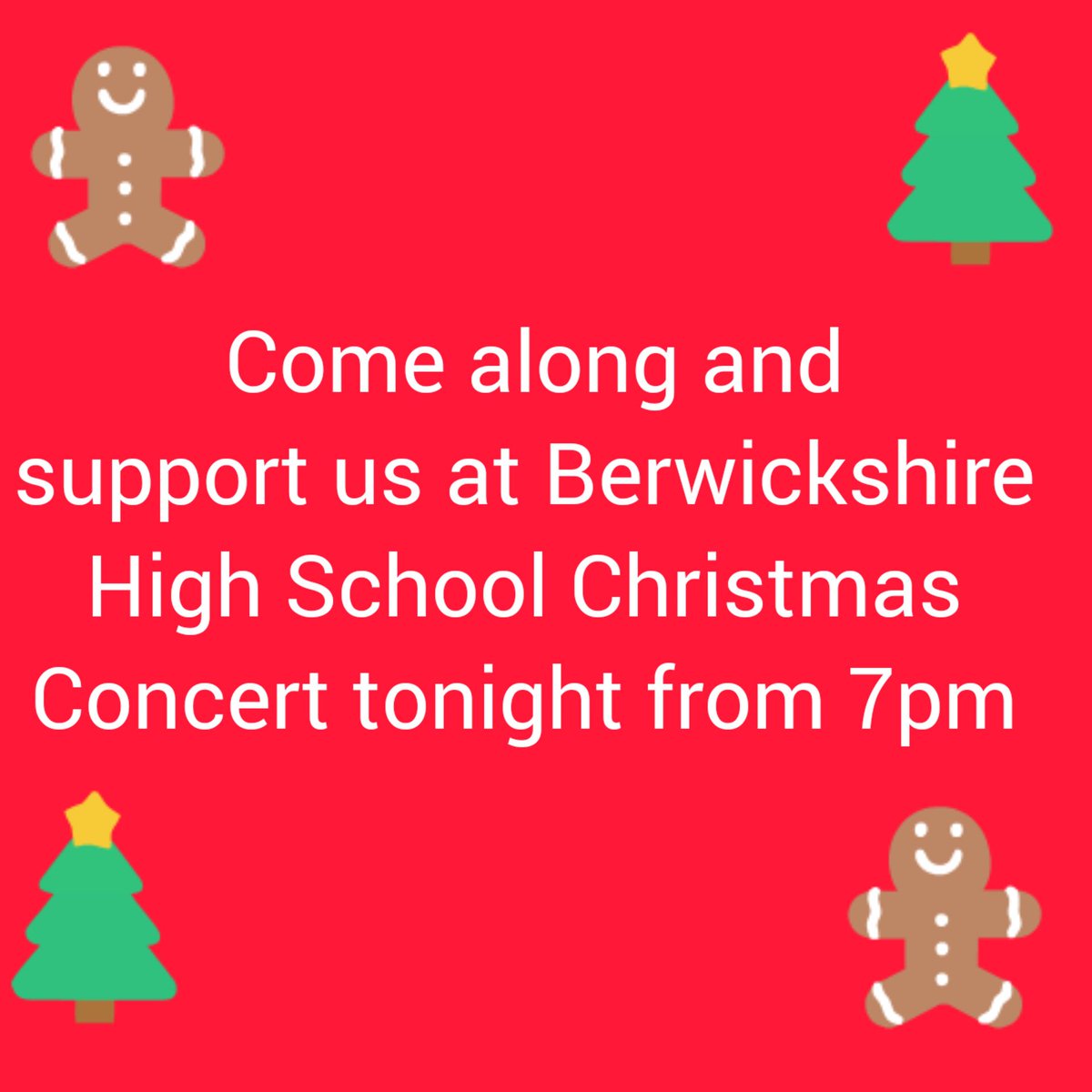 RelightableBHS's tweet image. Find us tonight at Berwickshire High School Christmas Concert from 7pm.
