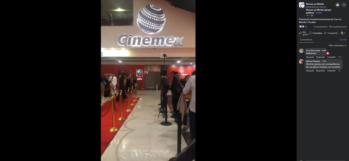 FICMYFilmFest's tweet photo. Agradecemos a @NuevasEnMerida  por apoyarnos en la difusión y ser parte de la Octava edición del Festival Internacional de Cine de Mérida y Yucatán - Ficmy, el cual se celebró del 6 al 11 de diciembre
🎬
¡Muchas gracias!
https://t.co/8JITb8h725 https://t.co/HiMnuMYr9C