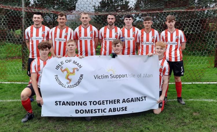 IOMFA x Victim Support IOM – Standing Together Against Domestic Abuse 

Victim Support provide emotional &amp; practical support to victims of crime and domestic abuse. Contact us on 679950 or email enquiries@victimsupport.im 

Pictured: Peel FC

#domesticabuse #iom #WorldCup2022