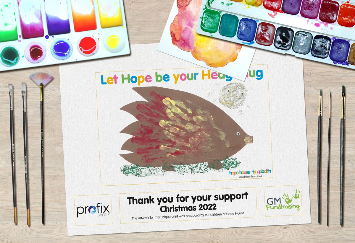 🦔Let Hope be your HedgeHug🦔 this Christmas 🎄

Our 2022 A4 framed print is ready to order NOW. Add to your collection or order your first print by emailing alan@profix.biz - donations over £150.00 will secure your print. Designed by the children <a href="/HHTGhospices/">Hope House & Tŷ Gobaith Children's Hospices</a> 
 #forthekids