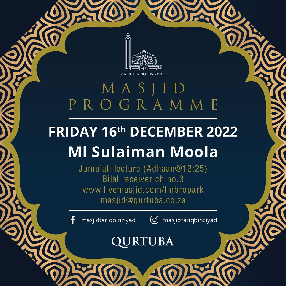 _Tariqbinziyad's tweet photo. #صلي_الله_عليه_وسلم 
#masjidtariqbinziyad #qurtuba #jumuah #durood https://t.co/mJ2EdYkpbH