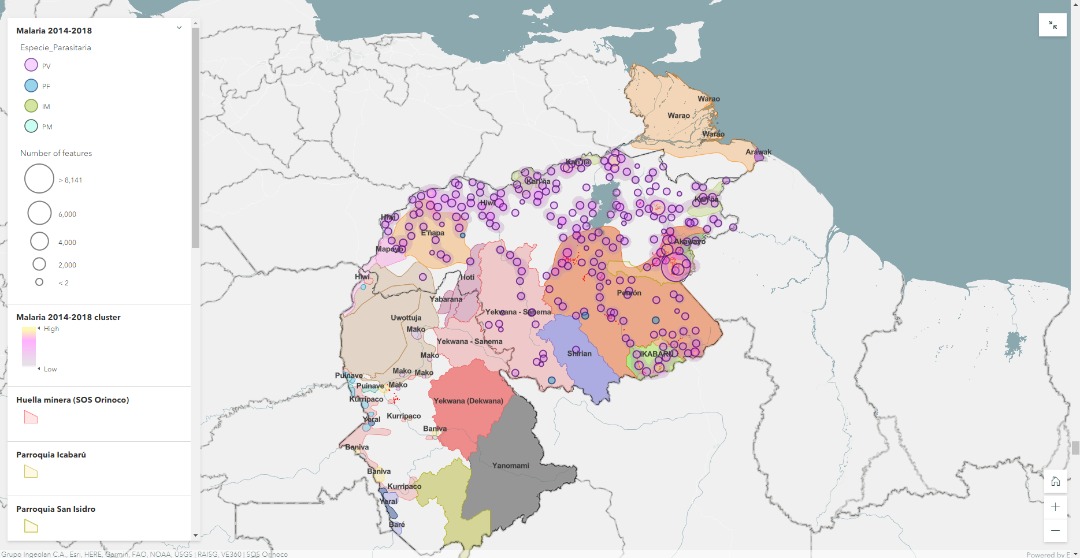 8) La malaria se relaciona con las condiciones de vida de las poblaciones, y los habitantes al Sur del Orinoco son víctimas de profundas inequidades sociales; factores que los hacen más propensos a enfermarse y también a incorporarse a la actividad minera ilegal.