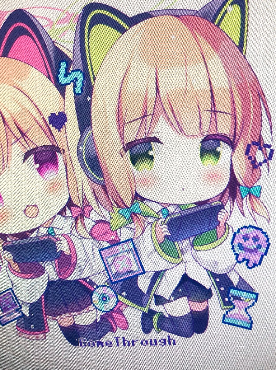 ミドモモ描けたwip🎮✨ 