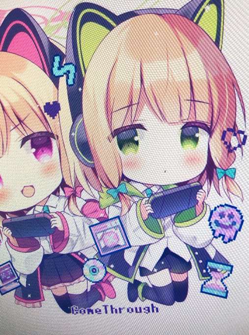 ミドモモ描けたwip🎮✨ 