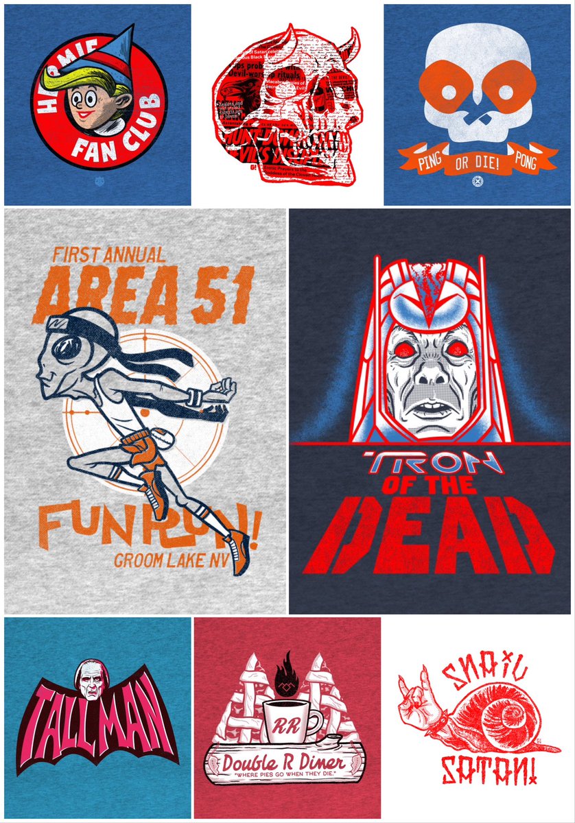 gimetzco's tweet photo. This week’s hot sellers! https://t.co/19VmbyYacd #mothman #powdertoastman #twinpeaks #gremlins #oingoboingo #islandofmisfittoys #newwavelasercats #phantasm #satanicpanic #christmas https://t.co/2thQx9ZhLT
