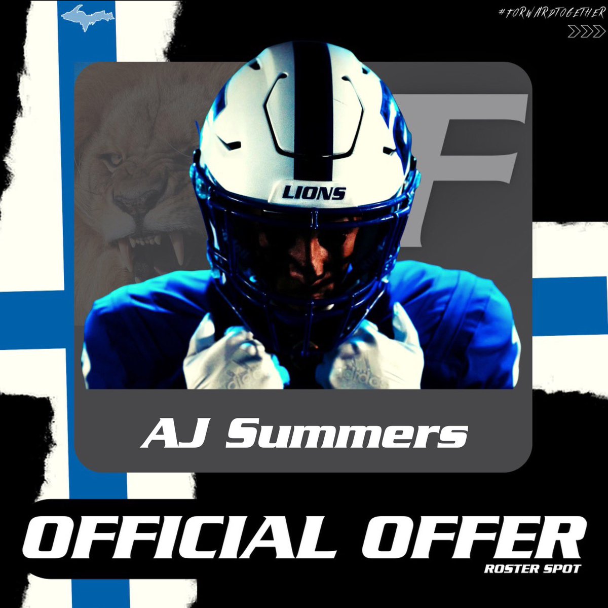 ahmonte5's tweet photo. Blessed To Receive An Offer From Finlandia University! @Coach_Saterstad @FULionsFootball @ncsa @NCSA_Football https://t.co/6MbH4JDNZc