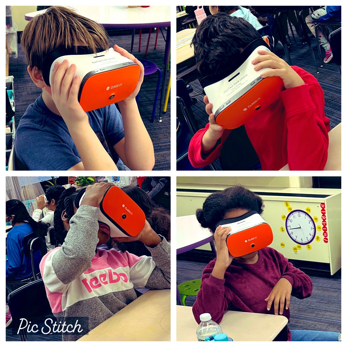 Third graders experienced severe weather in action through VR for our current Science unit! These immersive videos and images gave viewers a new and unique perspective on weather events that were both exciting and educational. <a href="/MarkTwainD63/">Mark Twain School</a> <a href="/CherylScottWX/">Cheryl Scott</a>