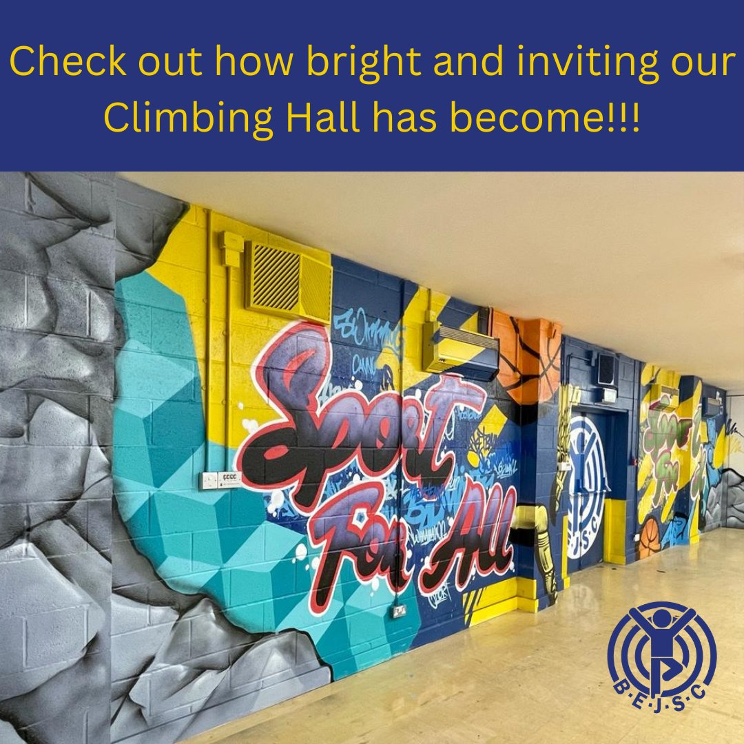 BEJSC1970's tweet photo. Our climbing hall has had a make-over: new lights, new wall paints, new gear: ropes, harnesses, helmets.  Thanks to @CoopUK and @BourneMember for helping us raise much-needed funds... 
#Climbing #IndoorClimbing #Bouldering #BourneEnd #CommunityFund #Charity https://t.co/Ipb52OayeI