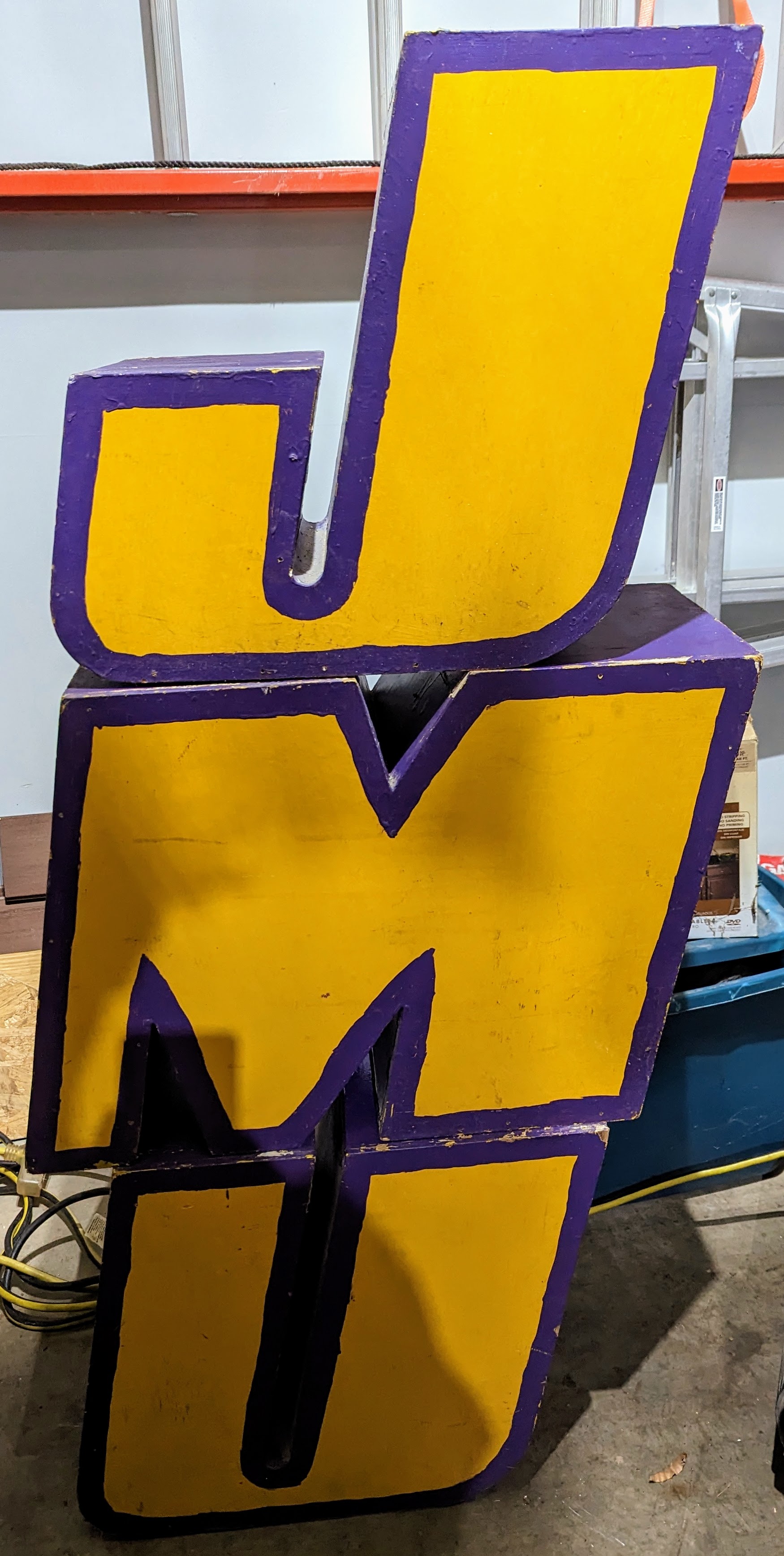 Free Large Block Wood Letters