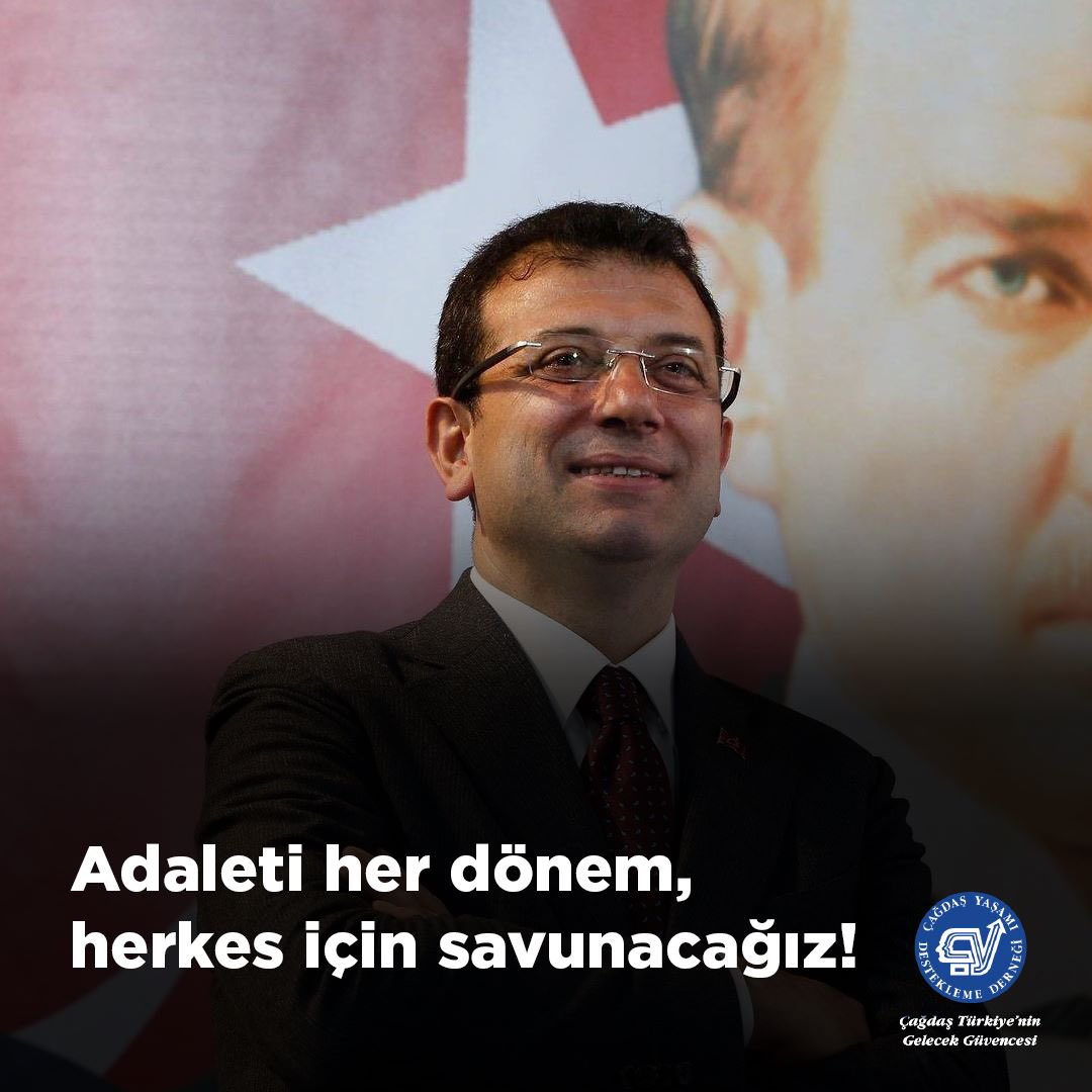 Tarihi bir oy oranı ile ikinci kez İstanbul Büyükşehir Belediye Başkanı seçilen <a href="/ekrem_imamoglu/">Ekrem İmamoğlu</a>’na bir demeci nedeniyle hapis ve siyasi yasak cezası verilmiştir. Bu ceza hukuka ve vicdana aykırıdır.