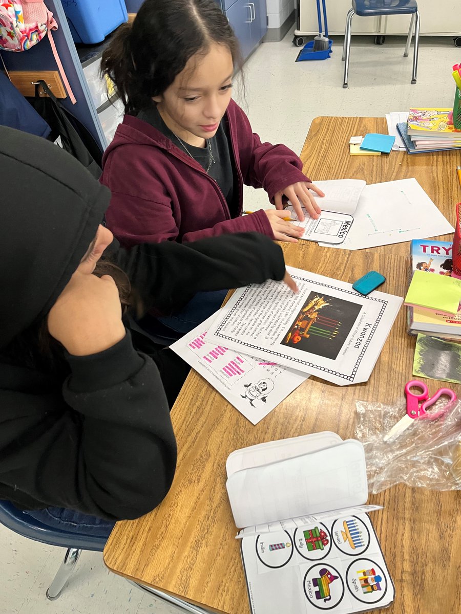 HyblaValley6th's tweet photo. Ms. Deaton's class is "traveling" to different countries this holiday season to learn about the different holidays celebrated! #HyblaValleyHuskies @HyblaValleyES https://t.co/6LAf5MzKsb