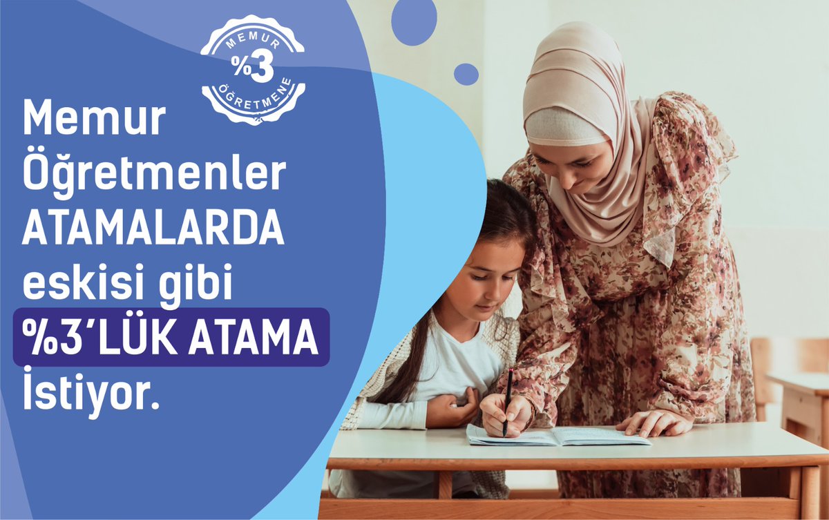 Eğitim-Öğretim ciddi iştir, uzmanlık ister.  <a href="/tcmeb/">Millî Eğitim Bakanlığı</a> geçişimiz sağlanırsa #ÜcretliYerineMemÖğretmen eğitime verim getirecektir. Sizden destek talep ediyoruz.
<a href="/devapartisi/">DEVA Partisi</a>
<a href="/alibabacan/">Ali Babacan</a>
<a href="/GelecekPartiTR/">Gelecek Partisi</a>
<a href="/Ahmet_Davutoglu/">Ahmet Davutoğlu</a>
<a href="/_DemokratParti/">Demokrat Parti</a>
<a href="/DpGultekinUysal/">Gültekin Uysal</a>
<a href="/cenginyurt52/">Cemal Enginyurt</a>