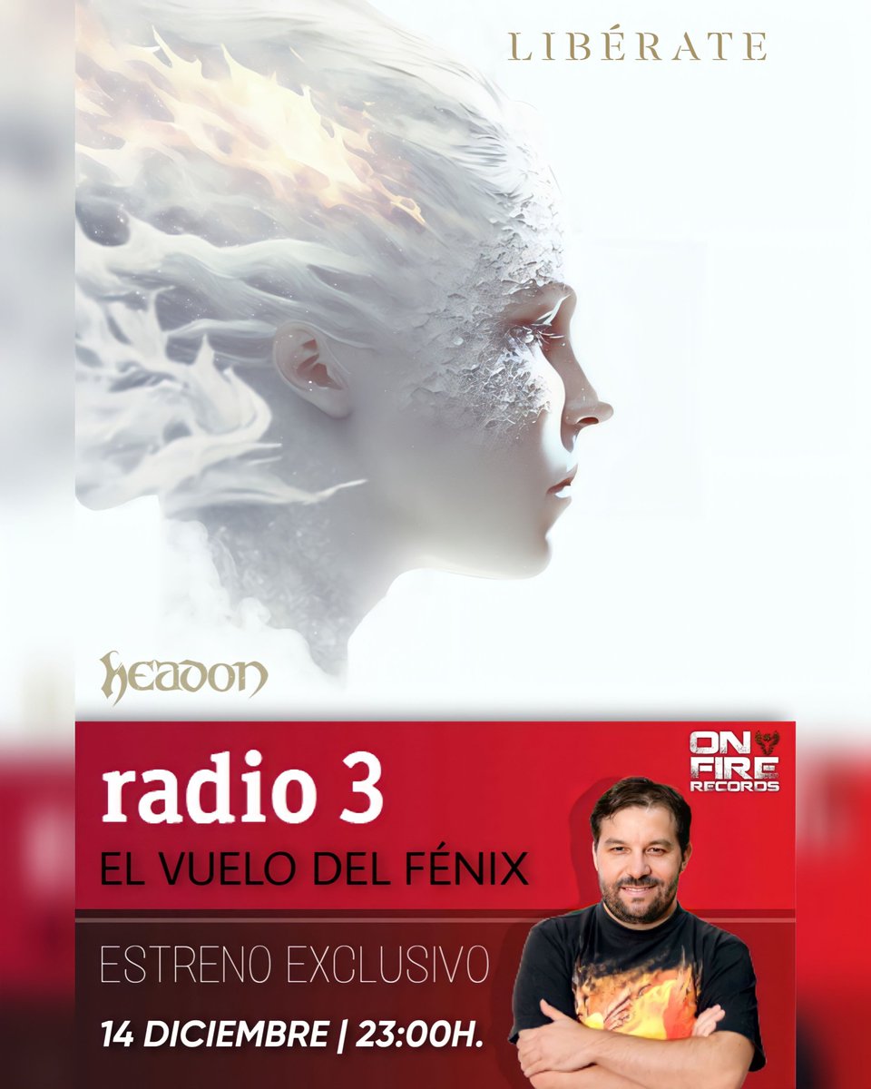 vuelofenix_r3's tweet photo. Hoy estrenos de @OficialHeadon @Helevenrock y @misivapunkrock además entrevista con @FlitterOficial A partir de las 23h.en @radio3_rne https://t.co/5MHdWK2BnK