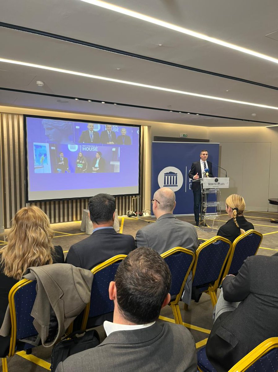 GreekHouseDavos's tweet photo. Greek House Davos held on Monday, December 12, 2022 a press conference for the Presentation of Greek House Davos 2023! Read more in the following link:
https://t.co/NLnWrSLdh9
#greekhouse #davos #greece #WorldEconomicForum #WEF2023 #GHD23 https://t.co/6Nd6PS5gRg