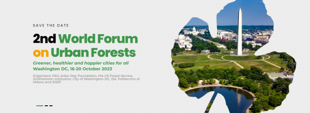 SISEFtweet's tweet photo. #Call4abstracts
Send your proposal by February 17th 2023 & join the 2nd World Forum on Urban Forests #urbanfo in #WashingtonDC as a speaker!
SISEF is one of the main partners together with @FAO @polimi
@AnUrbanForester
https://t.co/It0KqwdO9s https://t.co/RlDxVyvaKo