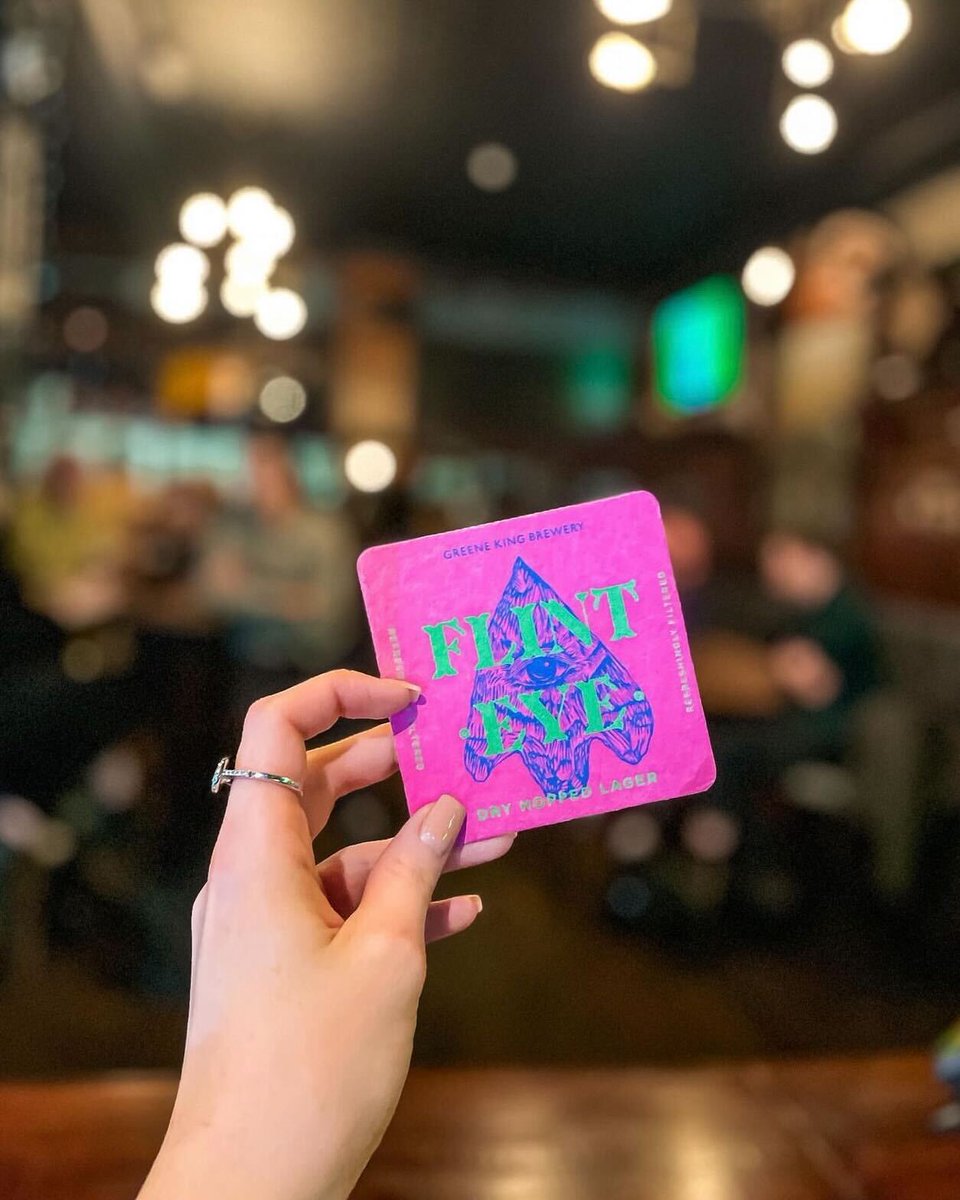 GreeneKingIPA's tweet photo. Whatβs better than a pint of Flint Eye? πΊ
A pint of Flint Eye, and the coaster to go with it.
#FlintEye #GreeneKingBrewery https://t.co/pWXhdeO7ns