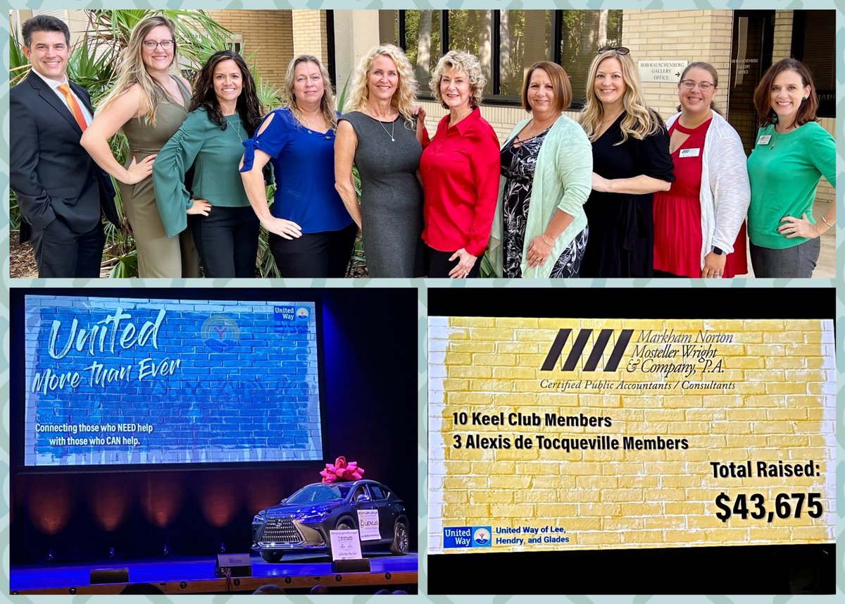 MNMW's tweet photo. Supporting our #community has always been a passion of our team, &amp; it's even more important after #HurricaneIan. #MNMW serves as a #Pacesetter for @UnitedWayLHG to help "set the pace" for the upcoming campaign that supports our local community!  #LiveUnited #UnitedMoreThanEver https://t.co/w8xNBo3Dq8