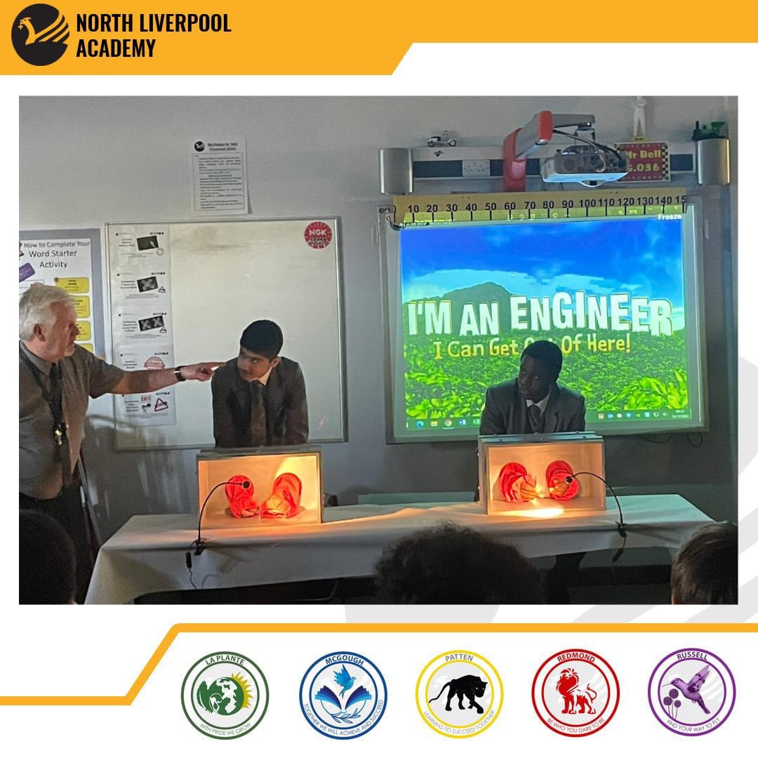 Year 10 Engineering students had a chance at playing NLA’s version of I’m a Celebrity! They had to guess the tools they had been using in recent practical lessons. Well done to Mr Bell’s class who won overall.