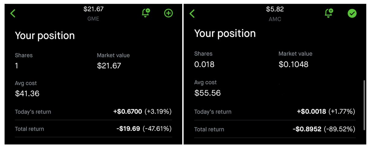 Is anyone else still diamond handing GameStop and AMC?