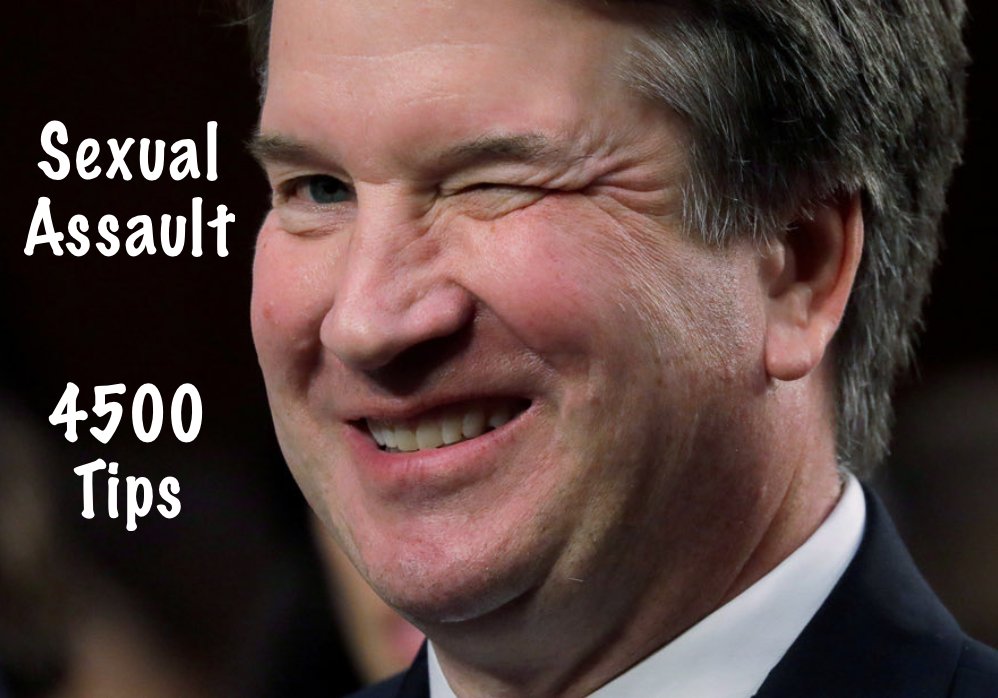 AngelGoulet's tweet image. @FBI #Kavanaugh #4500Tips