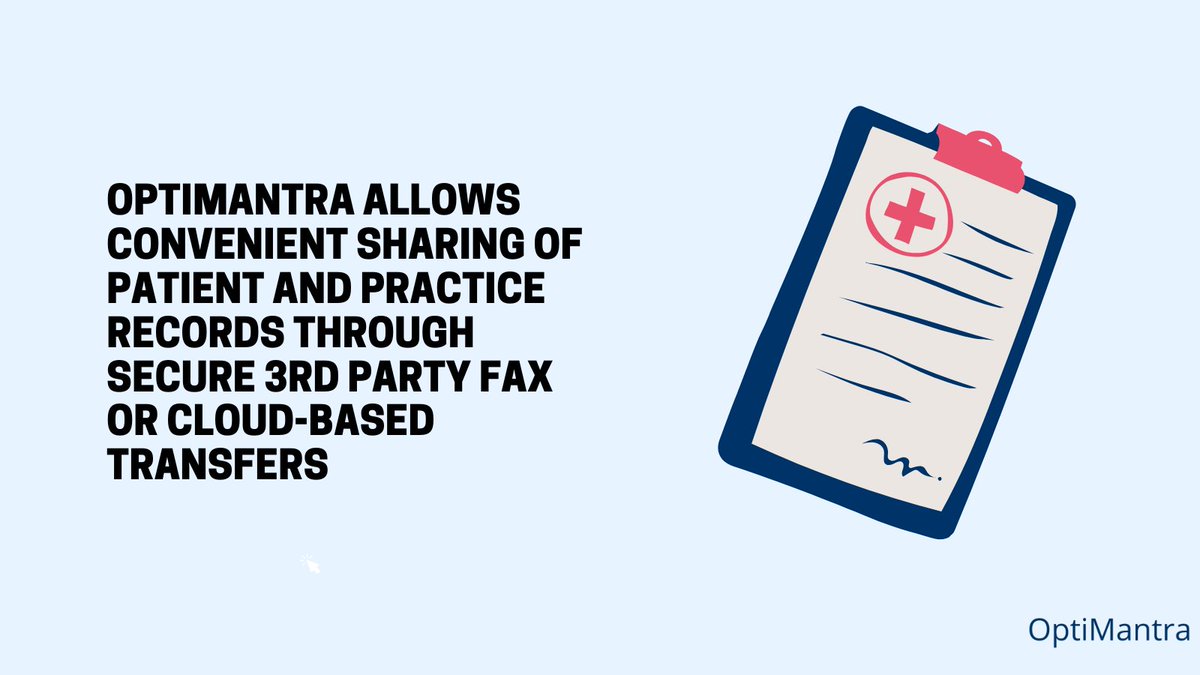 OptiMantra allows HIPAA-compliant video chat enabling telehealth patient engagement.

#EMR #Telehealth #OptiMantra