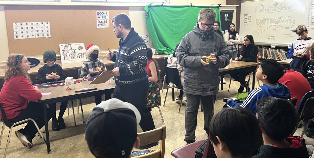 WolvesPrincipal's tweet photo. It’s our First Annual Speedcubing at Woodman. Thanks to Ecole Confederation and Major Ballachey for attending. The turnout was amazing! Thanks Mr. Reynolds for organizing!! @Rubiks_Official @GEDSB @LisaMunro11 https://t.co/2aRPkvi877