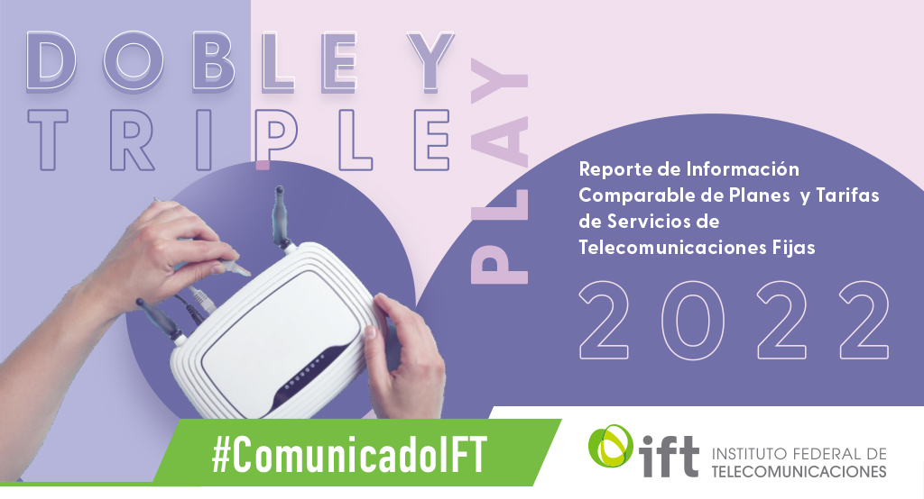 IFT_MX's tweet photo. #ComunicadoIFT Presentamos el #ReporteIFT.
➡️En triple play, se incrementó el porcentaje de planes con una velocidad de bajada mayor a 50 Mbps, pasando de 59% en 2021 a 64% en 2022.
➡️En el doble play, el 11% de los planes incluye más de 100 canales.
👉https://t.co/8QswKzSQVA https://t.co/TS6bMjIo3p