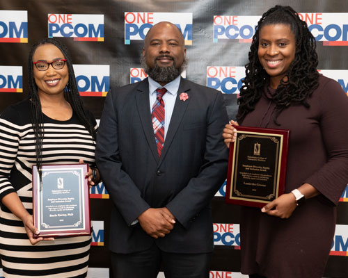 Join us in congratulating our six PCOM staff and faculty who were awarded for their outstanding work and contributions to diversity, equity, and inclusion. We are #PCOMproud of you! Read more about these PCOM heroes here: bit.ly/3PcQaZQ