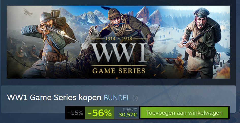 WW1 Game Series no Steam