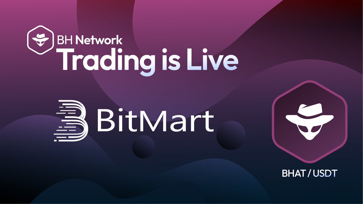 BHAT/USDT Pair is Live! You can now trade $BHAT on <a href="/BitMartExchange/">BitMart</a>! 🎩

bitmart.com/trade/en?symbo…