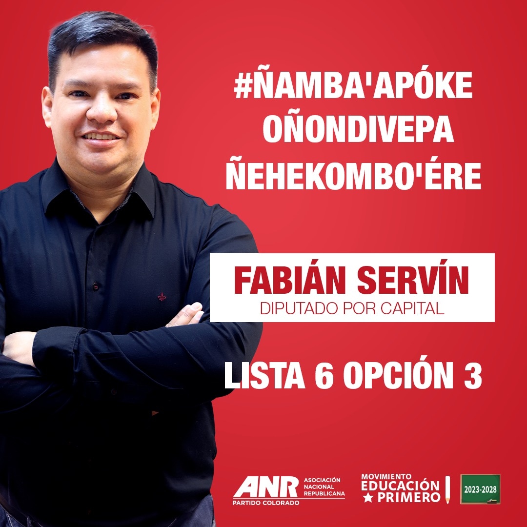 zulsosa's tweet photo. @fabianser 
Lista 6 opción 3 
Apoyando
Fabián Servin 💪 https://t.co/s2ecMsUhAZ