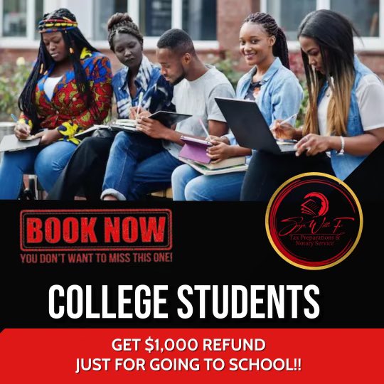 felishah2's tweet photo. Independent College Students file with Fe for only $100*. https://t.co/rNEo41aofF