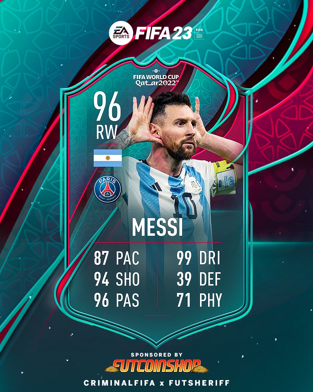 Fut Sheriff on X: tomorrow is time for THE GOAT  /  X