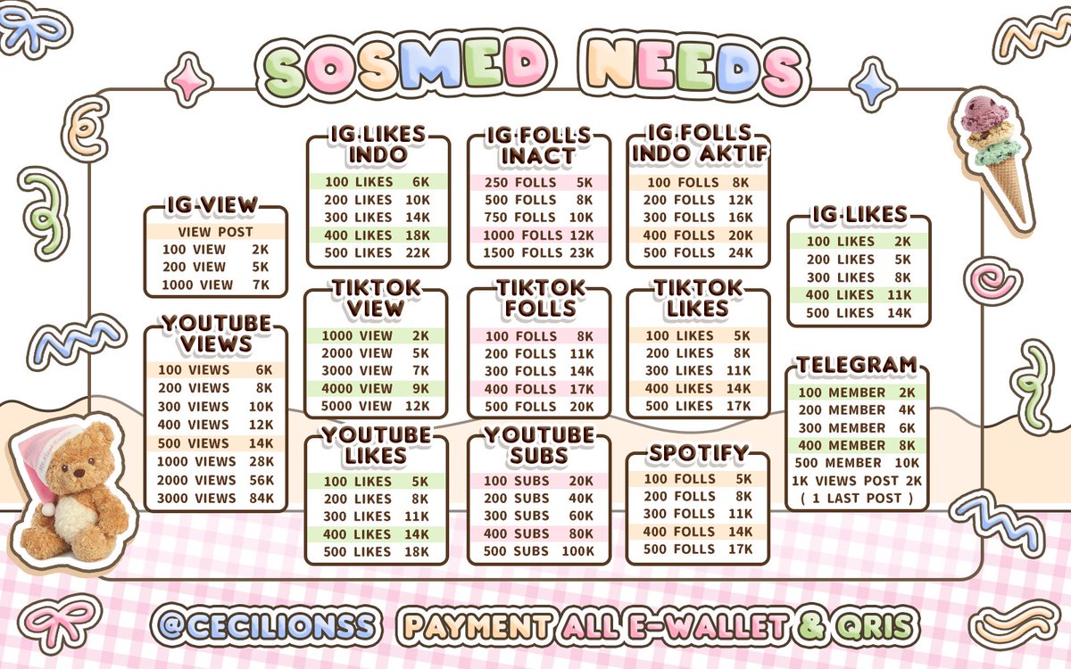 sosmed needs nya kaa cuman butuh username langsung slesai ₍⑅ᐢ..ᐢ₎ ʚ 
💵 payment all e-wallet &amp; qris
💌 1000+ testi cek link bio
☎️ dm 
<a href="/cecilionss/">𝐜𝐞𝐜𝐢𝐥 : open!</a>

 or wa tiny.cc/cecilion 
#zonauang sosmed needs (61)