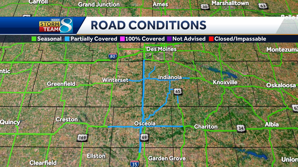 JSydejkoKCCI's tweet photo. Roads have turned slick south of the metro as temperatures have dipped below freezing. Take it a bit slower out on the roads this morning
#iawx #Iowa #desmoines #iaroads #iawinterroads https://t.co/QjYY5ncNAK