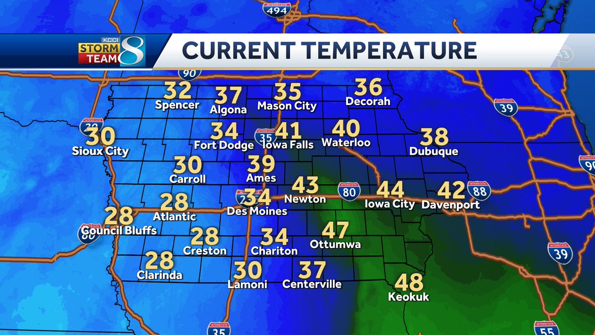 JSydejkoKCCI's tweet photo. Roads have turned slick south of the metro as temperatures have dipped below freezing. Take it a bit slower out on the roads this morning
#iawx #Iowa #desmoines #iaroads #iawinterroads https://t.co/QjYY5ncNAK