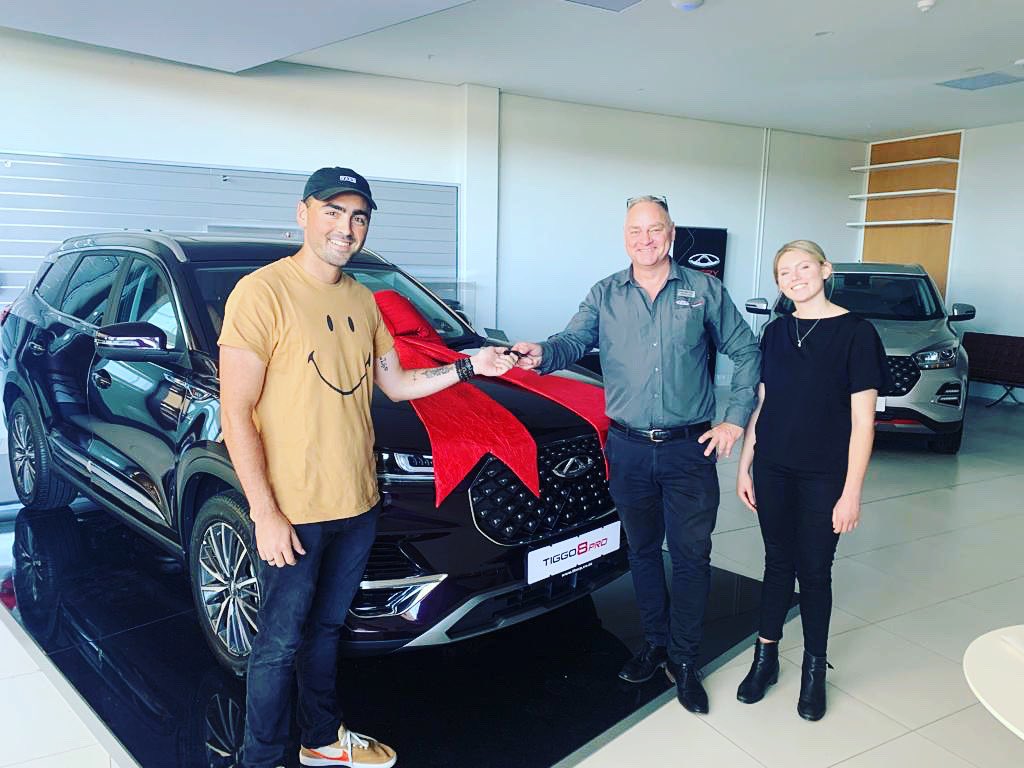 #cherytablebaymall are excited to be sponsoring @liamburgermusic with the awesome #cherytiggo8pro for his upcoming SA tour 💥 Enjoy the Chery Tiggo and have an incredible experience 👊🤩 #cherySA #funtodrive #firstimpressionslast #tablebaymall #capetown
