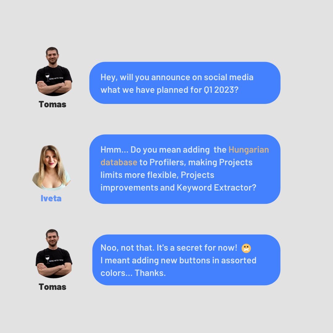 MarketingMiner's tweet photo. Hey all 👋, we plan to add some exciting new features to Marketing Miner for next year.
Stay tuned!
#MMupdates https://t.co/byDTK9Bipj