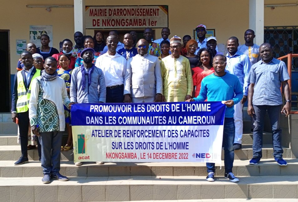 Bismax75's tweet photo. Pour soutenir l'engagement des Communautés à travers des actions de défense, de promotion des droits et de lutte contre la torture, L'ACAT-CAMEROUN a ouvert ce matin du 14 décembre 2022, un atelier de renforcement des capacités à Nkongsamba. https://t.co/8w7ShUfGpC