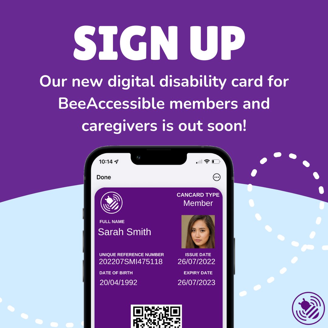 #SignUp today to be amongst the first to get your hands on #CanCard - our new #DigitalID for individuals with #Disabilities and their #Carers!