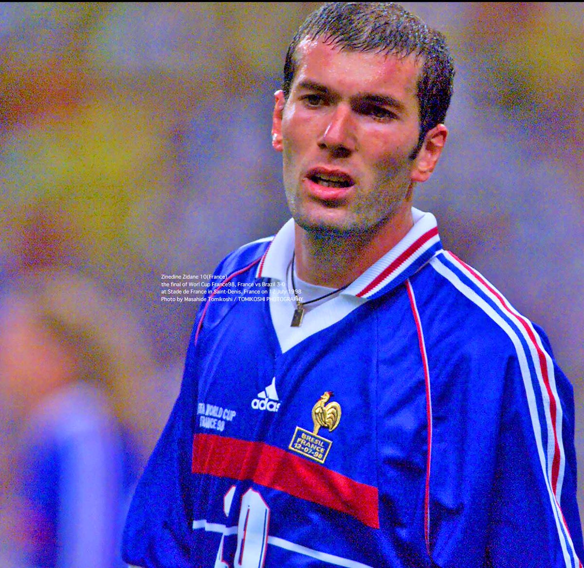 Zinedine Zidane 10(France) the final of Worl Cup France98, France