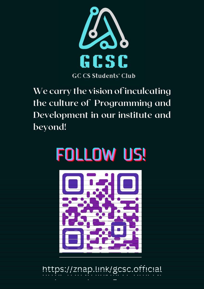 gcsc_official_'s tweet photo. GCS Club is here!! Follow us for further information. https://t.co/vpsVG1AWyJ