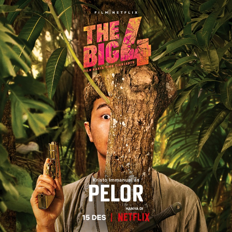 NetflixID's tweet photo. 4 kriminal + 1 polisi = Reuni terheboh tahun ini. Siapa sih musuh bersama mereka? Tungguin aksi mereka cuma di Netflix!