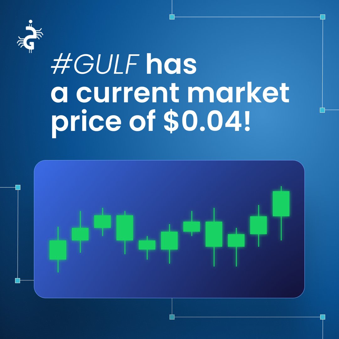 GulfCoin_'s tweet photo. $GULF has a current market price of $0.04! 👈 

Imagine $GULF at $0.04 VS $GULF at $10000. When do you think GULF’s parabolic growth will start? 🤩 

Join Our Community to Learn More About Us: https://t.co/44J3LE2QqS

#GULF #GULFcoin #CryptoCoin #Cryptocurrency #Blockchain https://t.co/HhT5AmwvTc