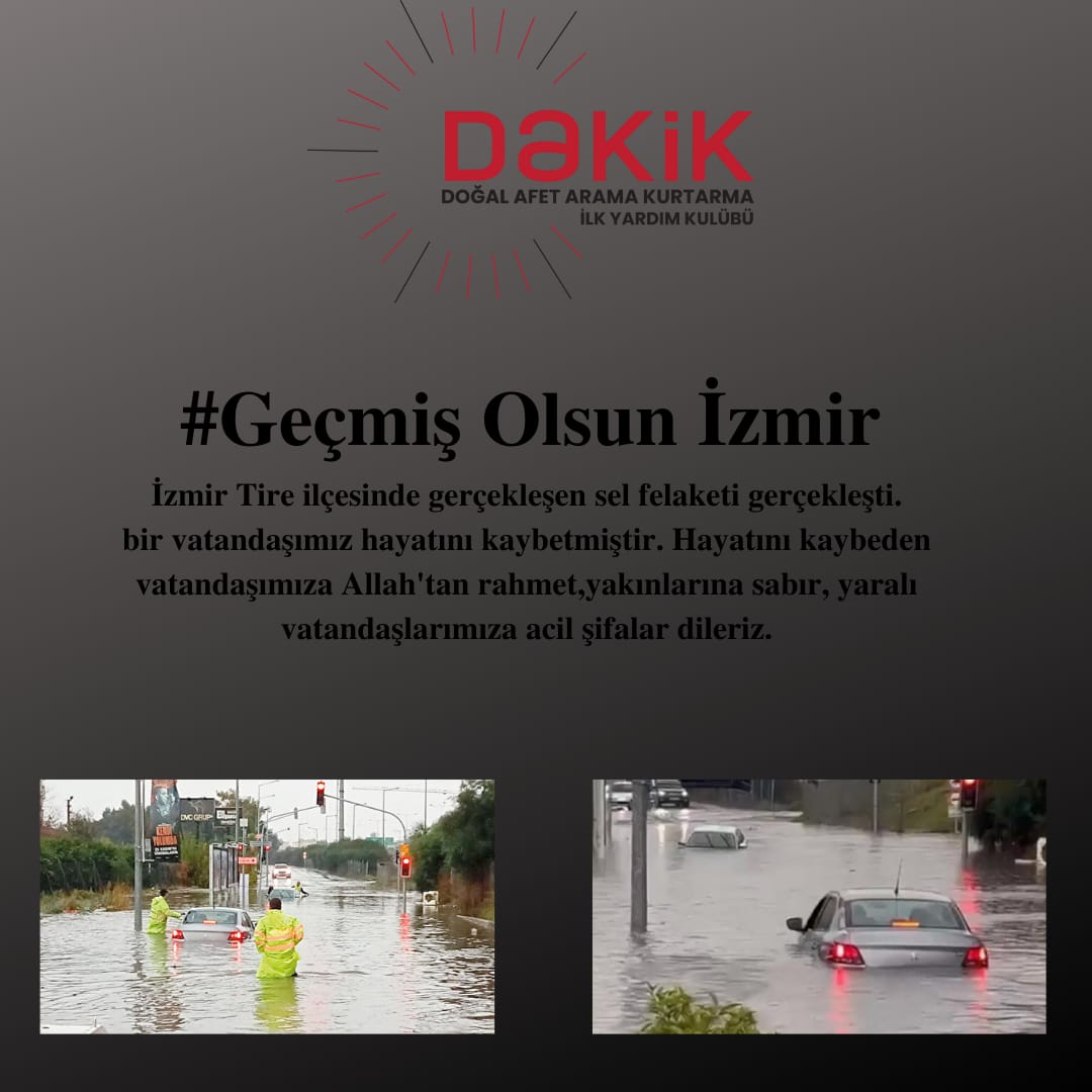 Geçmiş Olsun İzmir
#Dakik #Gumushane
#Ayay #İzmir