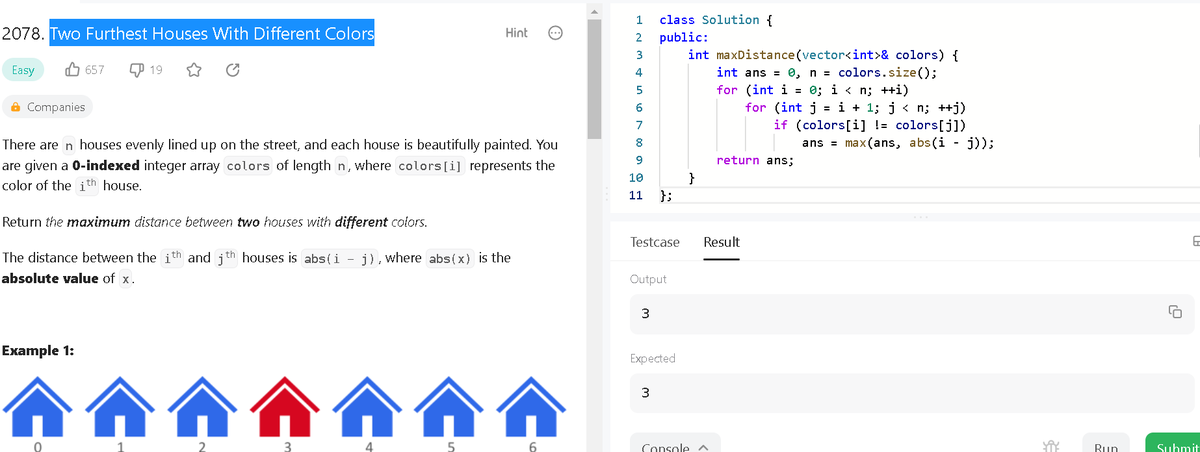 kartikcodes's tweet photo. Day 358
Solved Two Furthest Houses With Different Colors problem
@scaler_official @interview_bit
#scalerdiscord #everydaycode 
@gfg @LeetCode #codestudio https://t.co/HkiCMEr3tK